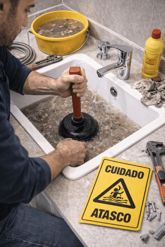 Atascos y problemas de desagüe
